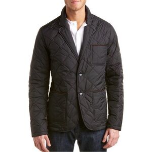 Vince Camuto Men's Dark Quilted Jacket